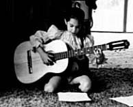 a very young Jody starting on the guitar